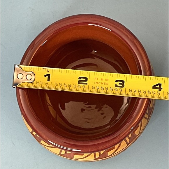 Red Earth Pottery Bud Bowl Mesa Verde Cortez Co Native American Made Signed - Picture 7 of 10